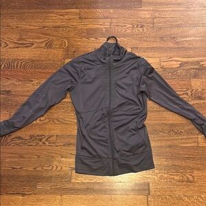 New Balance Gray Full-Zip Running Jacket